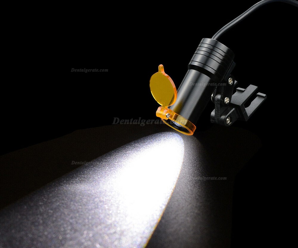 Dental Tragbare LED Scheinwerfer 5W für Zahnärztliche Chirurgie mit Filter zum Aufstecken